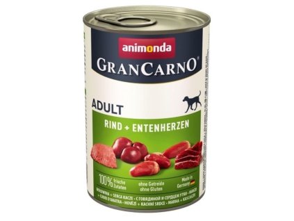 Gran Carno 400g adult hovězí+kachní srdce
