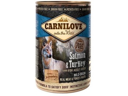 Carnilove 400g wild meat adult salmon+turkey/6ks