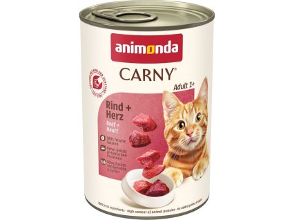 Animonda Carny 400g adult hovězí+srdce