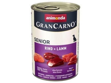 Gran Carno 400g senior hovězí+jehně