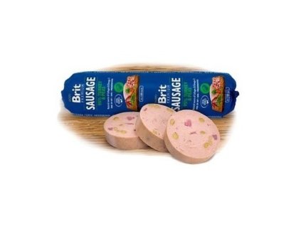 Brit Premium Sausage 800g Turkey & Peas dog
