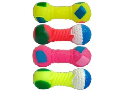 Latex-vinyl činka 13cm pískací mix