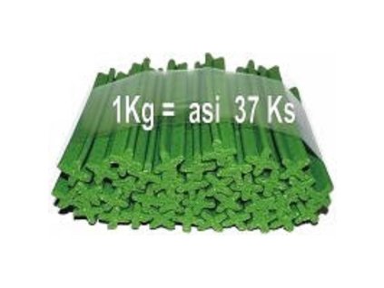 Tyč kříž.-zub.kartáček 1kg mentol