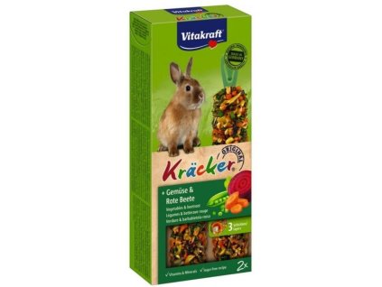 Kräcker tyč. králík zelenina+červ.řepa 2ks/10ks/bal.