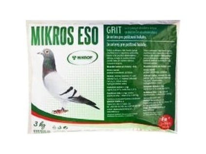 ESO grit Fe 3kg pro poštovní holuby se zvýšeným obsahem železa