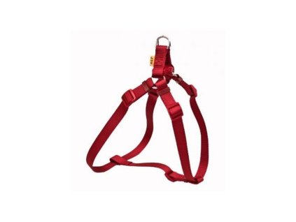 Postroj popruh 2,0cm jednobar.č.3-4-červený