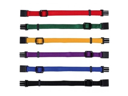 Obojky nylonové 1/17-25cm rozeznávací 6ks/bal č.1