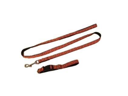 Souprava nylon.obojek+vodítko 1,5x32-50/132cm