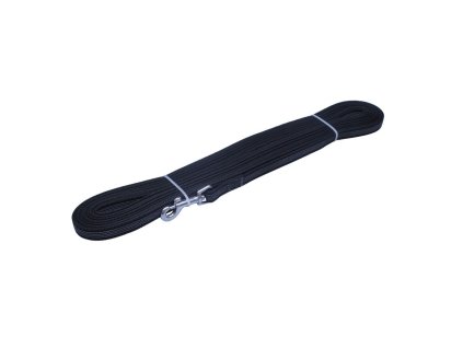 Stopovačka P 15  5m/popruh pogum.-černá/ bez ucha