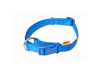 Obojek popruh 2,0x38-60cm modrý jednobarevný