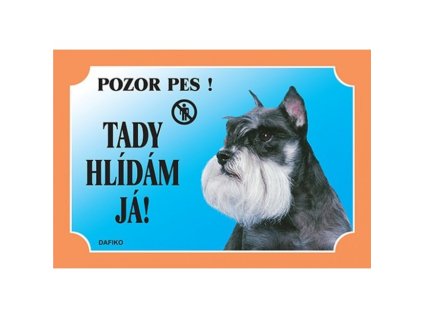 Cedulka knírač pepř a sůl