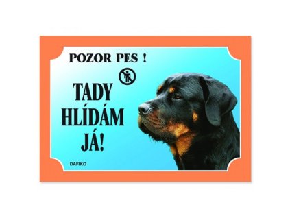 Cedulka rottweiler
