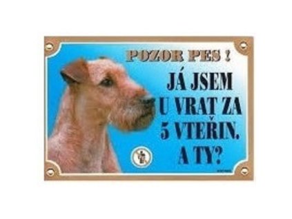 Cedulka irský teriér