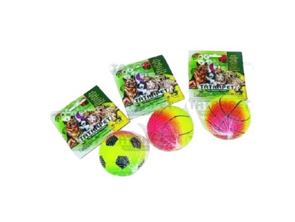 Míč gumový neon-duha 6cm Tatrapet