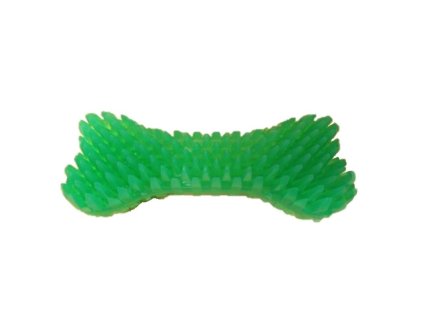 Kost gumová s ostny 18,5cm s vůní/neon