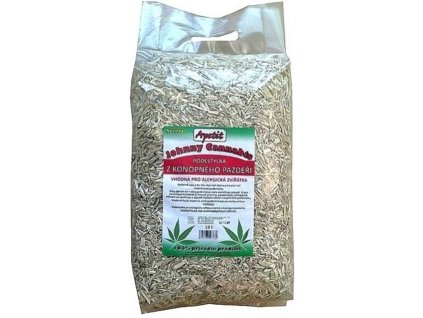 Podestýlka Johnny Cannabis 10l z konopného pazdeří,Apetit