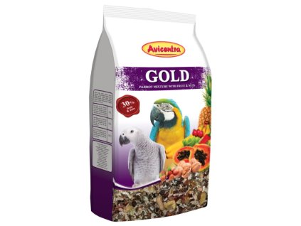 Avicentra papoušek velký 850g Gold/5ks