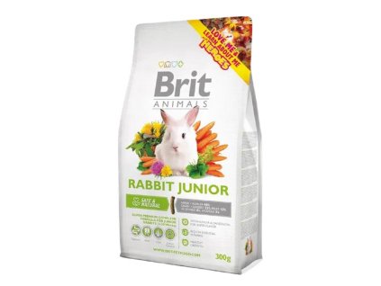 Brit animals 300g králík junior complete