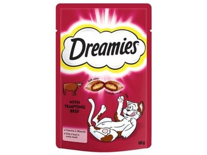 Dreamies hovězí 60g cat