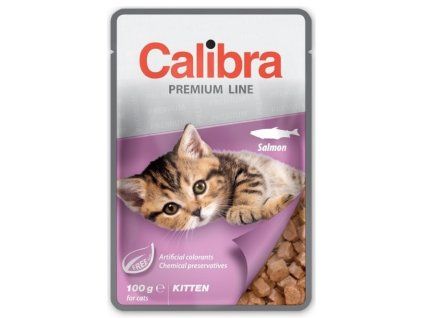 Calibra 100g kapsa premium kitten salmon cat
