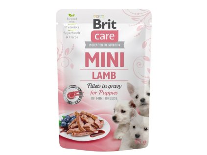 Brit Care Mini Puppy Lamb fillets in gravy 85g