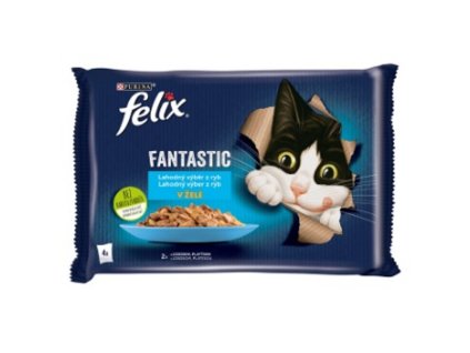 Felix Fantastic 85gx4ks kaps. losos+cuketa/pstruh+zel.fazolka /12ks