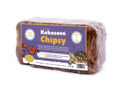 Stelivo kokosové chipsy-kostka 500g