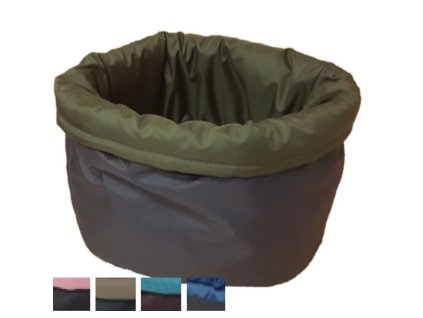 Koš  Basic Duo 40x31cm zelený