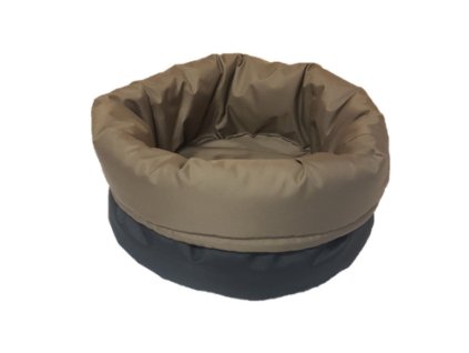 Koš  Basic Duo 40x31cm hnědý