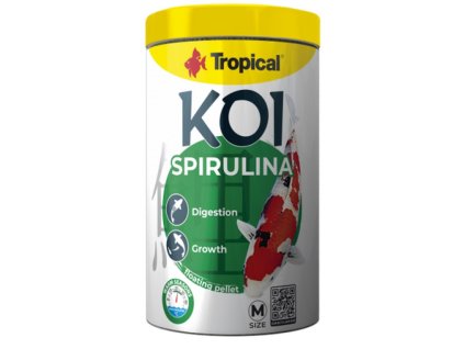Tropical  Koi Spirulina M 1000ml /320g pellet