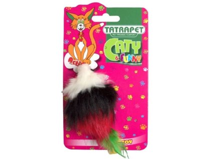 Tatrapet myš chlupatá barevná 7,2cm