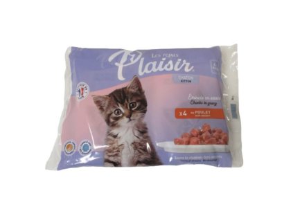 Plaisir 100gx 4ks kuřecí kapsička kitten