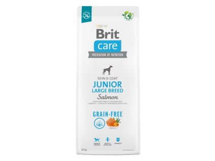 Brit Care 12kg Junior Large Breed Salmon Grain-free dog