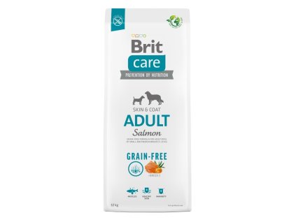 Brit Care 12kg Adult Salmon Grain-free dog