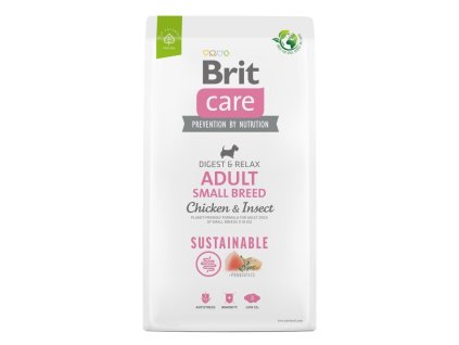 Brit Care  1kg Adult Small Breed Sustainable Chicken & Insect dog