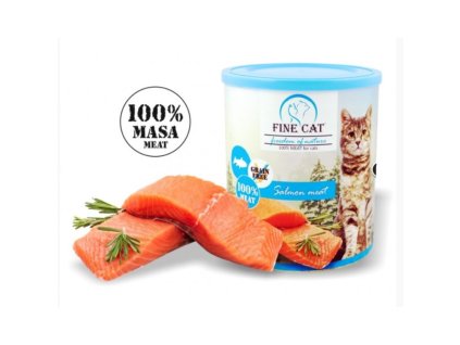 Fine cat 800g Salmon 100% meat