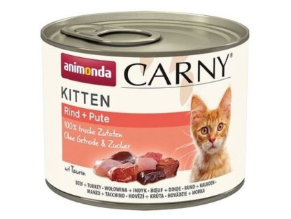Animonda 200g Carny kitten hovězí+krůta