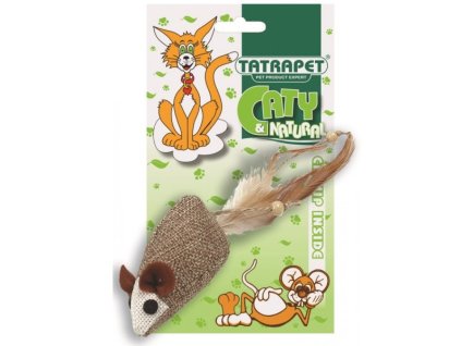 Tatrapet hračka pro kočky - Natural 5 - 7cm myš