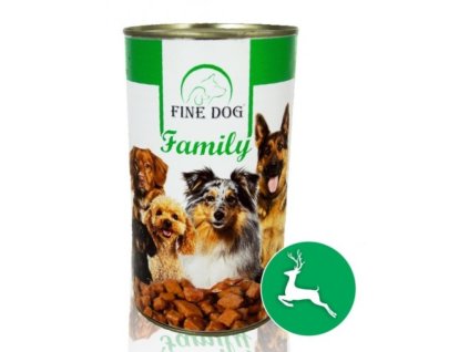 Fine dog Family 1240g zvěřina