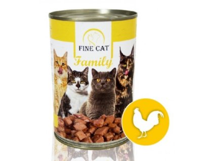 Fine cat Family 415g drůbeží
