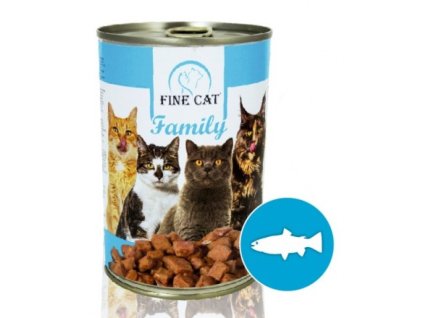 Fine cat Family 415g ryba