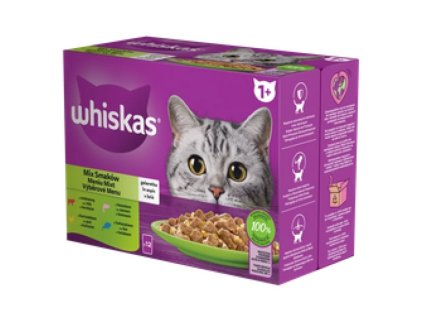 Whiskas 85g x 12ks kapsička výběrové menu v želé cat