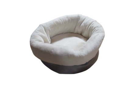 Koš Cosy Soft 60x39cm šedá/smetanová