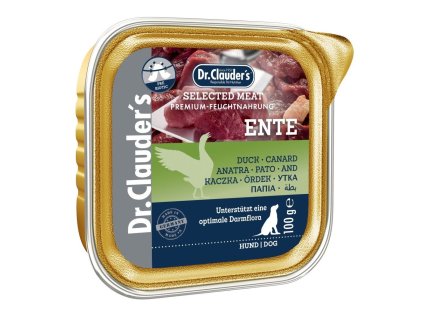 Dr.Clauder´s 100g paštika Ente (kachní maso) dog AKCE