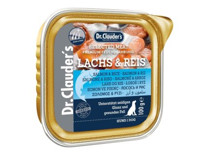 Dr.Clauder´s 100g paštika Lachs (losos) dog  AKCE