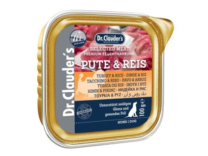 Dr.Clauder´s 100g paštika Pute (krůta) dog  AKCE