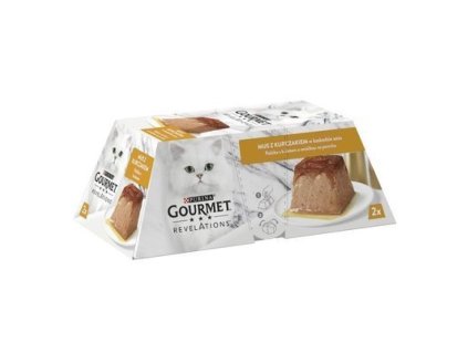 Gourmet revelations 2x57g paštika s kuřecím cat