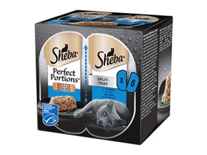 Sheba Perfect Portions 3 x 75g tuňák cat