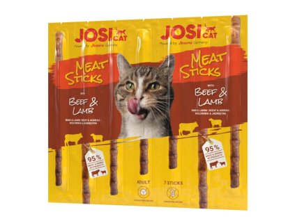 JosiCat 35g Meat Sticks  Beef & Lamb  (7x5g)