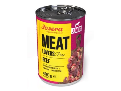 Josera 400g Junior Meat Lovers Pure Beef dog